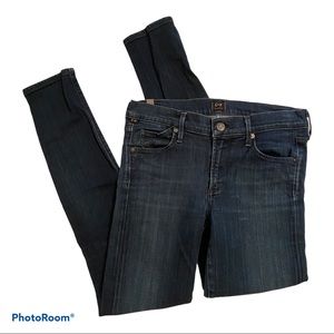 CITIZENS OF HUMANITY JEANS LOW RISE SKINNY LEG Size 28 BLUE AVEDON C OF H